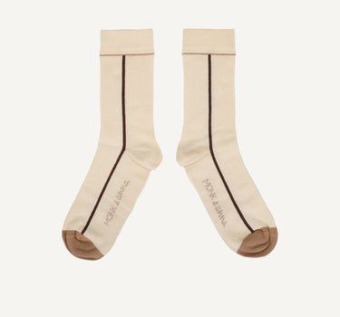 Socks | graphic line | stone