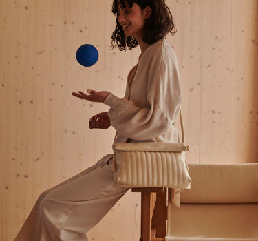 Kitarō shoulder bag • milk