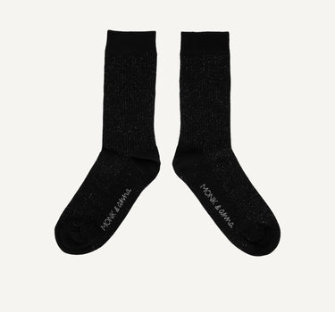 Socks | glitter | black
