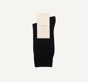 Socks | glitter | black
