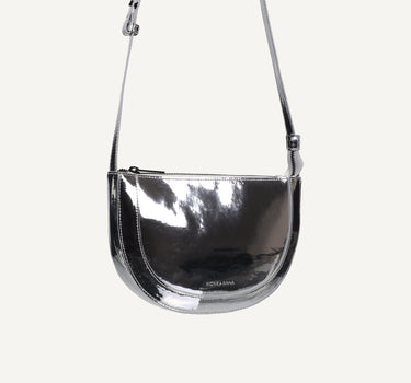 Farou half moon bag | silver