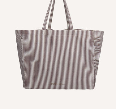 Kyodaina big shopper | stripes | mocha