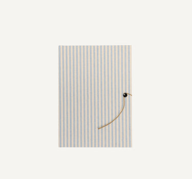Notebook L cotton stripes • cloud