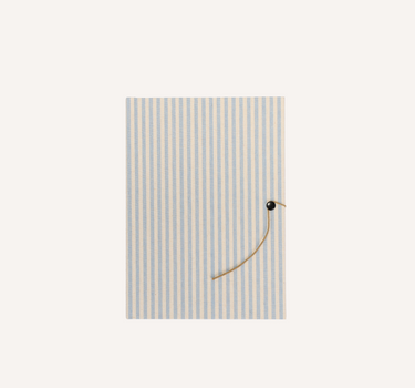 Notebook L cotton stripes • cloud