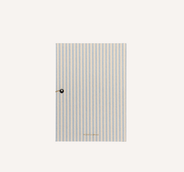 Notebook L cotton stripes • cloud