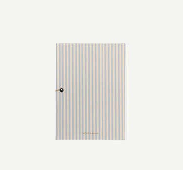 Notebook L cotton stripes • cloud