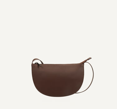 Farou half moon bag | dark wood