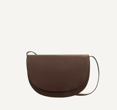 Soma half moon bag | dark wood
