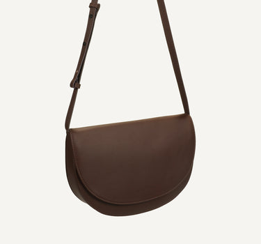 Soma half moon bag | dark wood