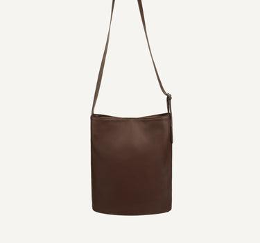 Naomi cross body shopper | dark wood