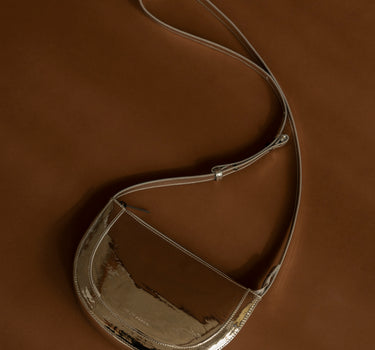 Farou half moon bag | silver