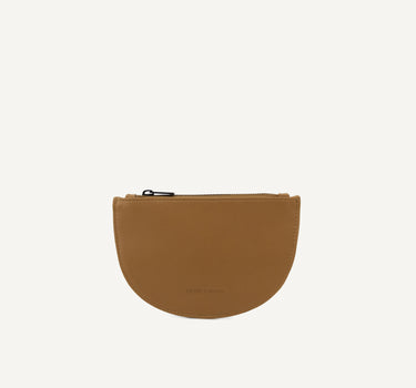 Mondo half moon wallet • peanut