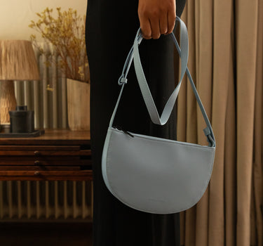 Farou half moon bag • blue sky