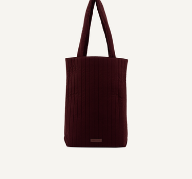 Totebag • padded • mahogany