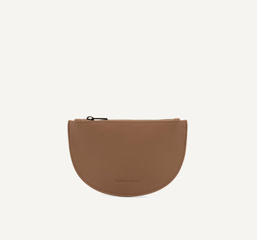 Mondo half moon wallet • cacao