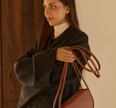 Hikaru shoulder bag | carnelian