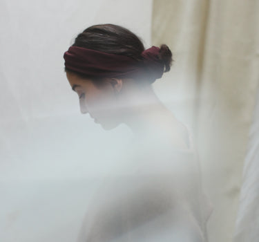 Headband • cotton • mahogany