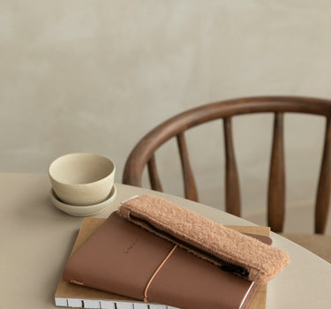 Pencil case • wool • cashew