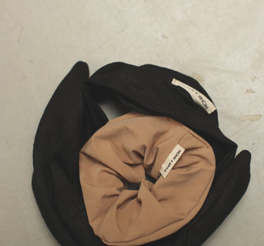Headband • linen • black