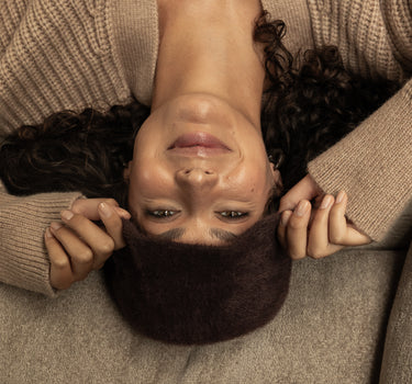 Kawai • bucket hat • dark wood