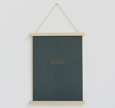 Poster • Forrest green