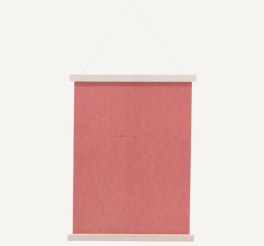 Poster • Blushy red