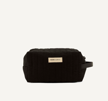 Toiletry bag • padded • black