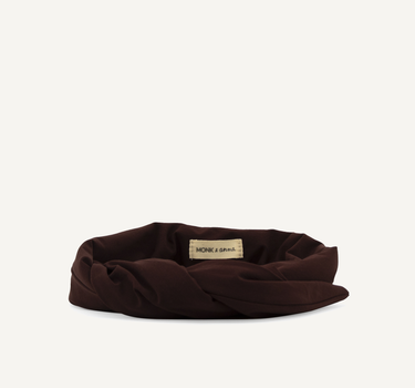 Headband • cotton • mahogany