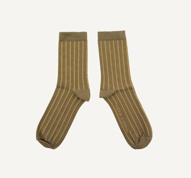 Socks • glitter lines • pistachio