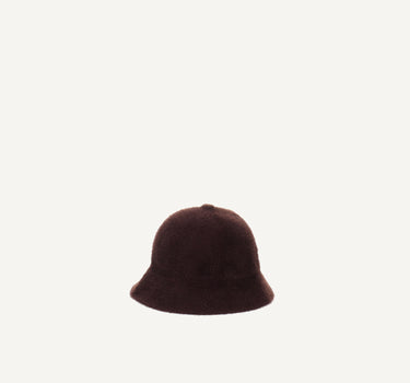 Kawai • bucket hat • dark wood
