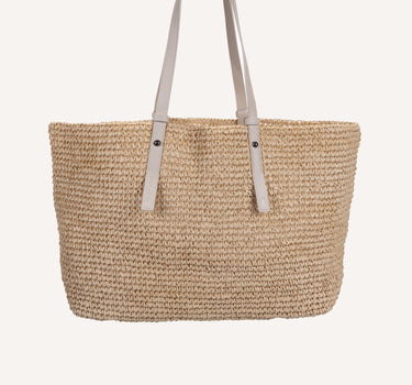 Kami straw bag | stone