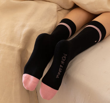 Sport socks • black + bloom