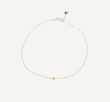 Necklace | silver + pampas