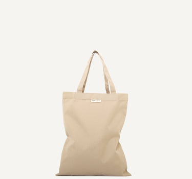 Anna shopper • waxed canvas • sand