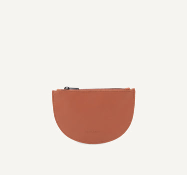 Mondo half moon wallet • sienna