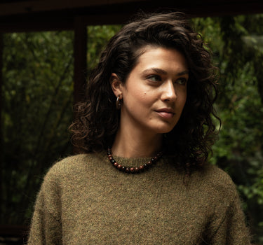 Necklace • dark wood