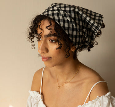 Hair scarf • check