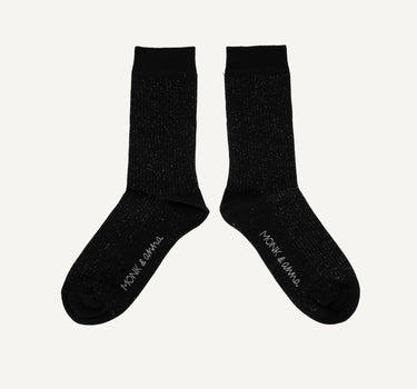 Socks | glitter | black