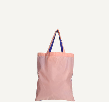 Anna shopper • nylon • ink blue & soft pink