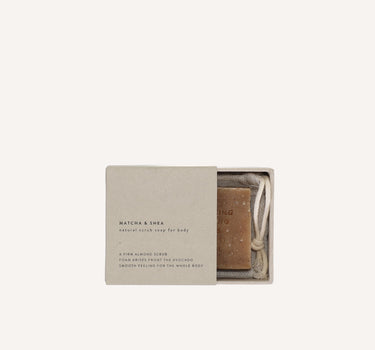 Natural soap | scrub | matcha + shea