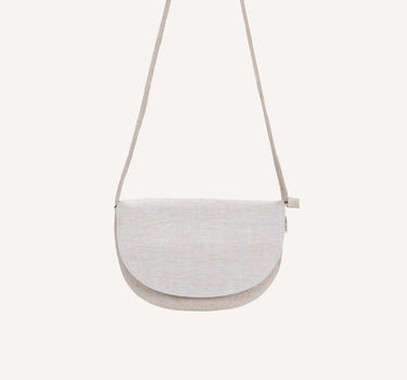 Soma half moon bag • linen