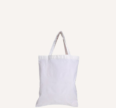 Anna shopper • nylon • light grey & white