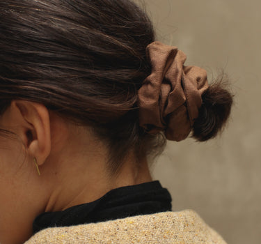 Scrunchie • linen • oak