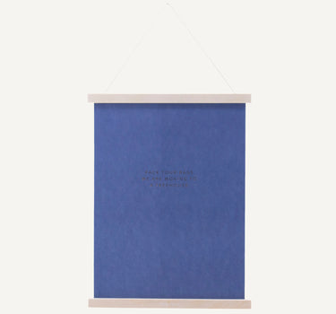Poster • Denim blue
