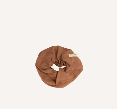 Scrunchie • linen • nougat